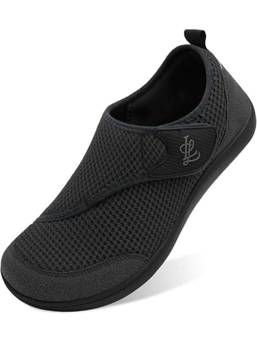 LeIsfIt Size 9 Shoes Diabetic Wide Fit Adjustable Mesh Walking Zero Drop Sole